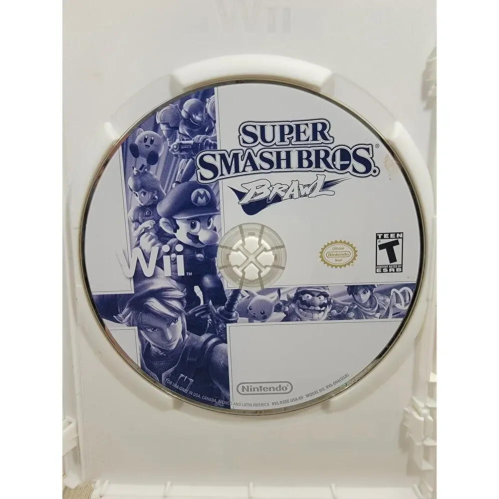 Super Smash Bros. Brawl (Nintendo Wii, 2008) Complete CIB with Manual